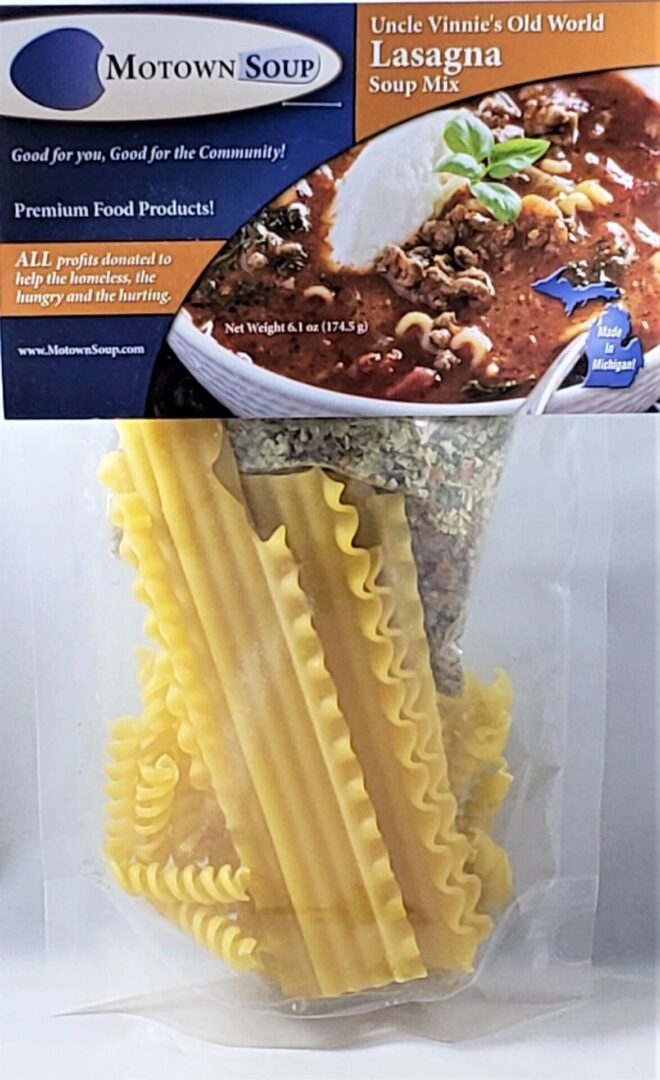 Lasagna Soup Mix (V, VT) - Motown Soup