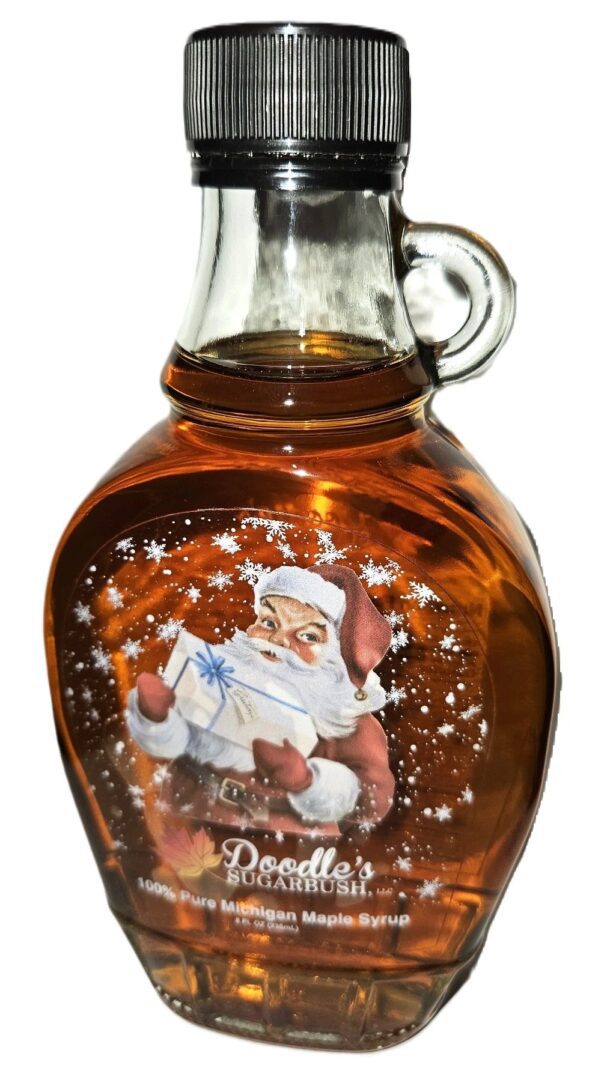 Pure Michigan Maple Syrup - Santa - 8 oz - Motown Soup